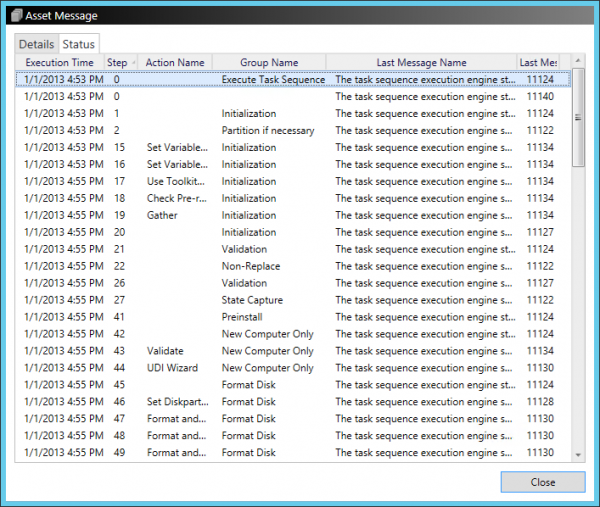 SP1 will give more information during a deployment