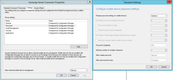 Configuring the Exchange ActiveSync Connector 